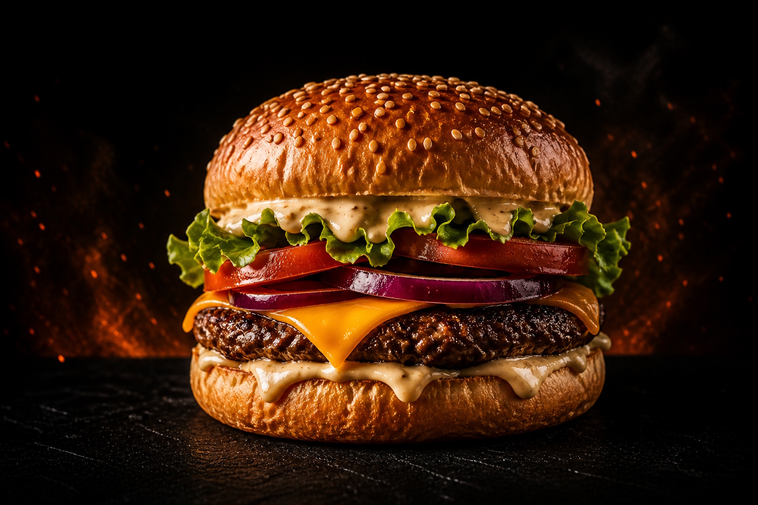 Burger bei Roj Kebap